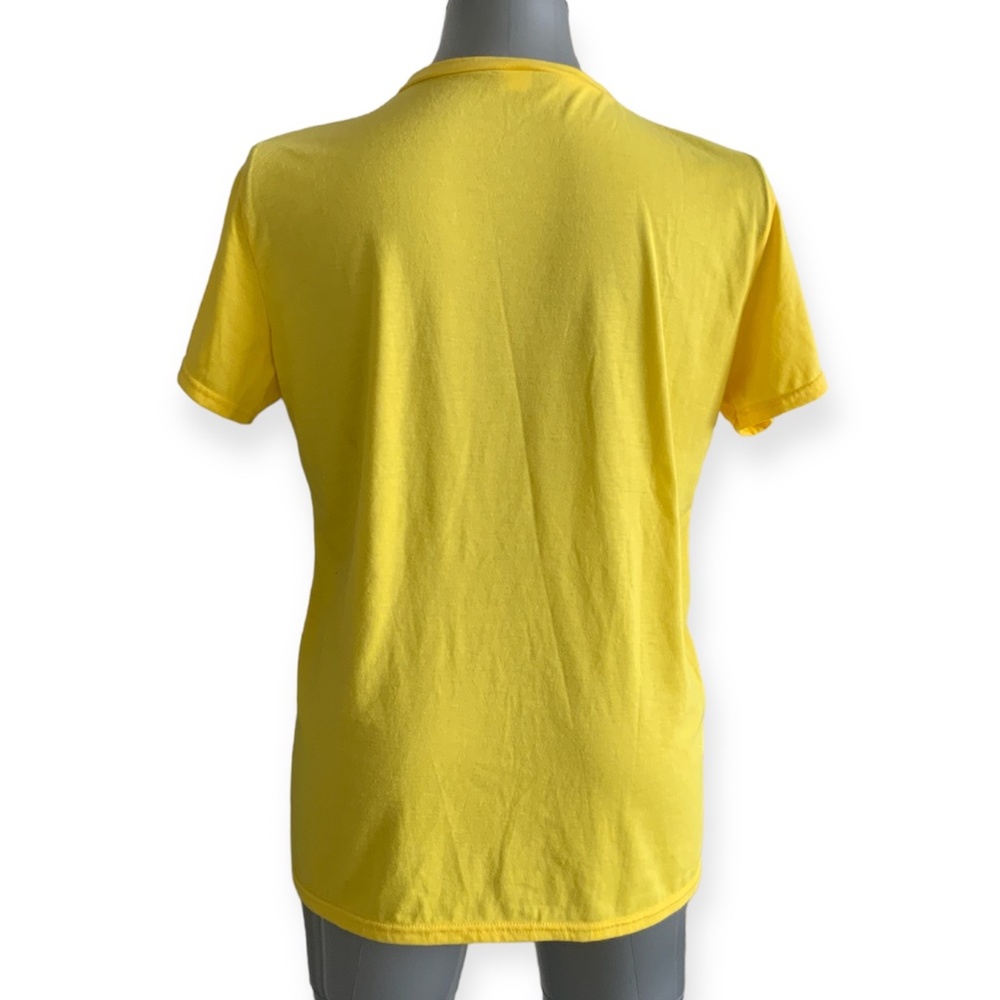 Japanese Anime Yellow T-shirt size 3XL (fits XL) & Handmade Duck Earrings - Picture 3 of 16